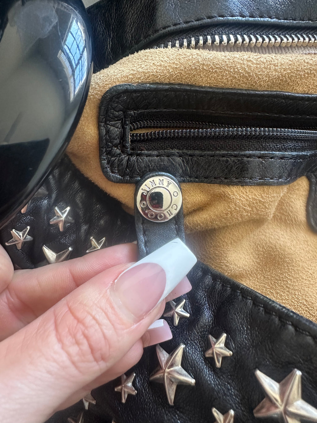 Jimmy Choo sky bag