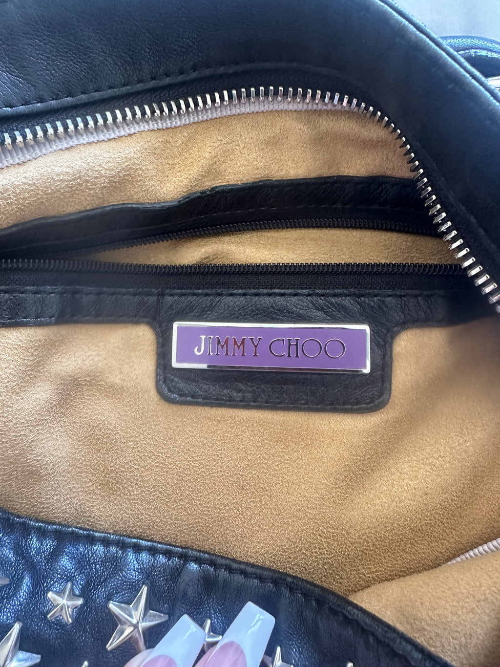 Jimmy Choo sky bag