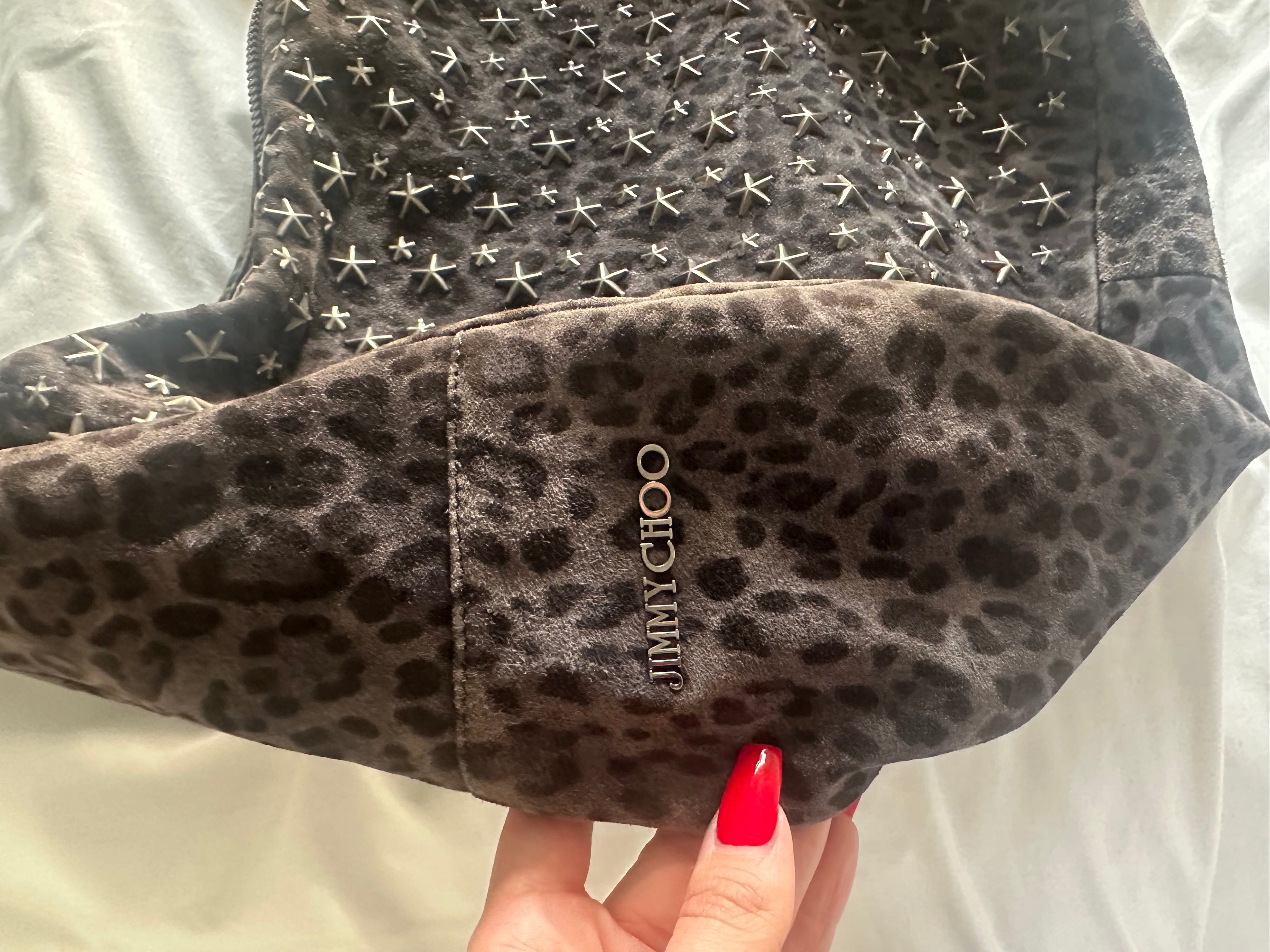 Jimmy Choo sky bag - rare leopard print