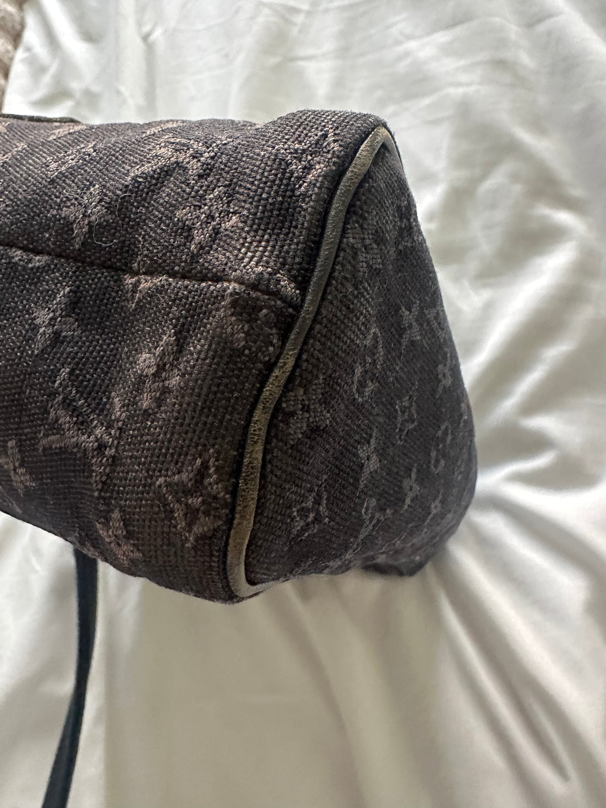 Louis Vuitton navy denim mini Lucile