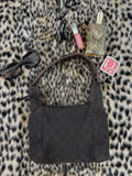 Gucci shoulder bag brown denim