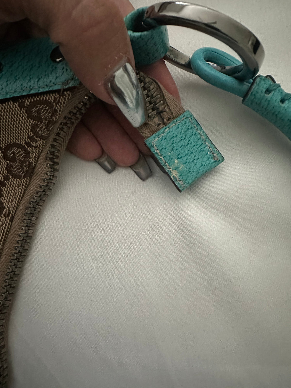 Gucci shoulder bag turquoise
