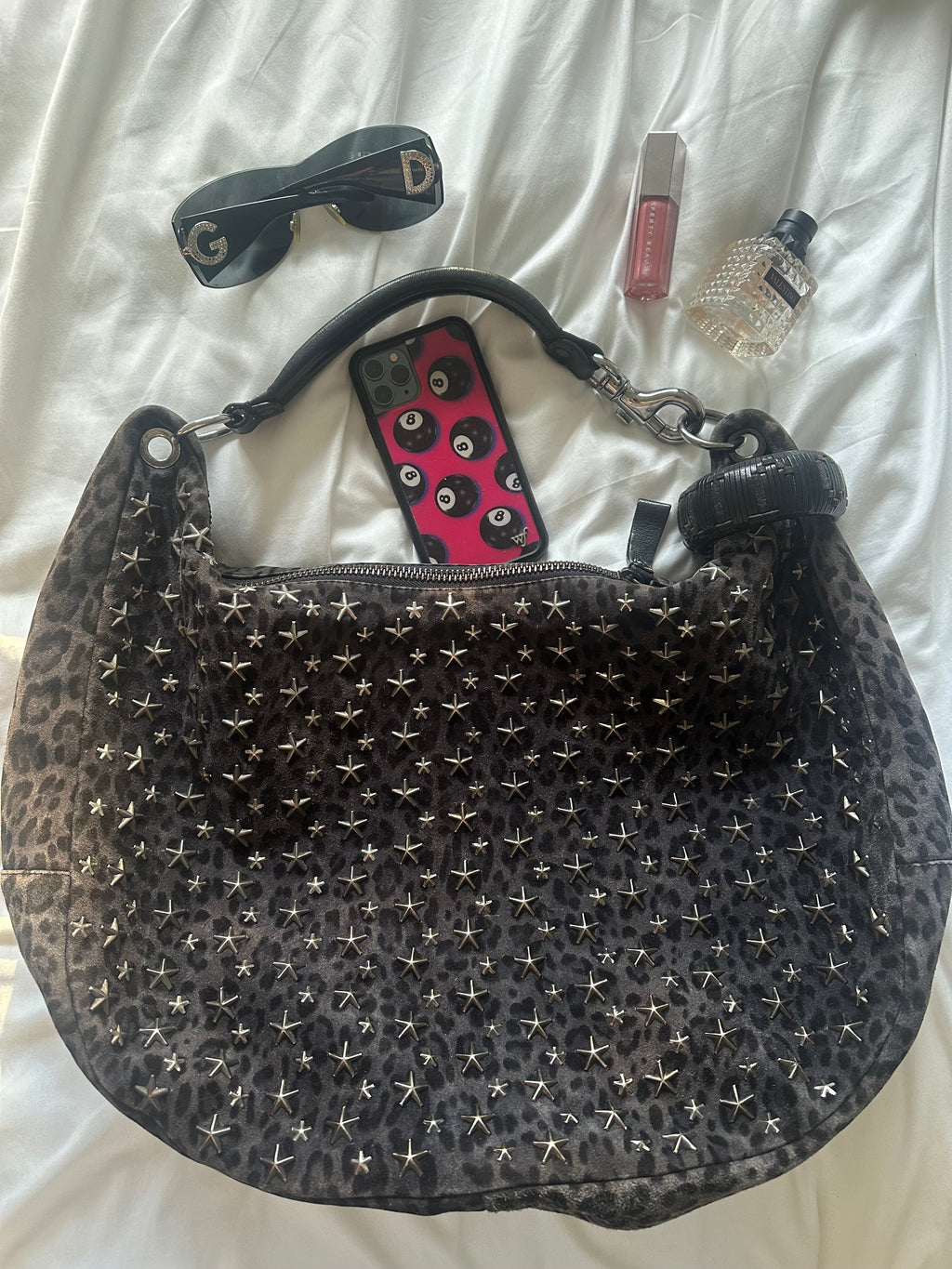 Jimmy Choo sky bag - rare leopard print