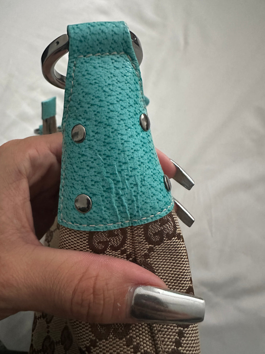 Gucci shoulder bag turquoise