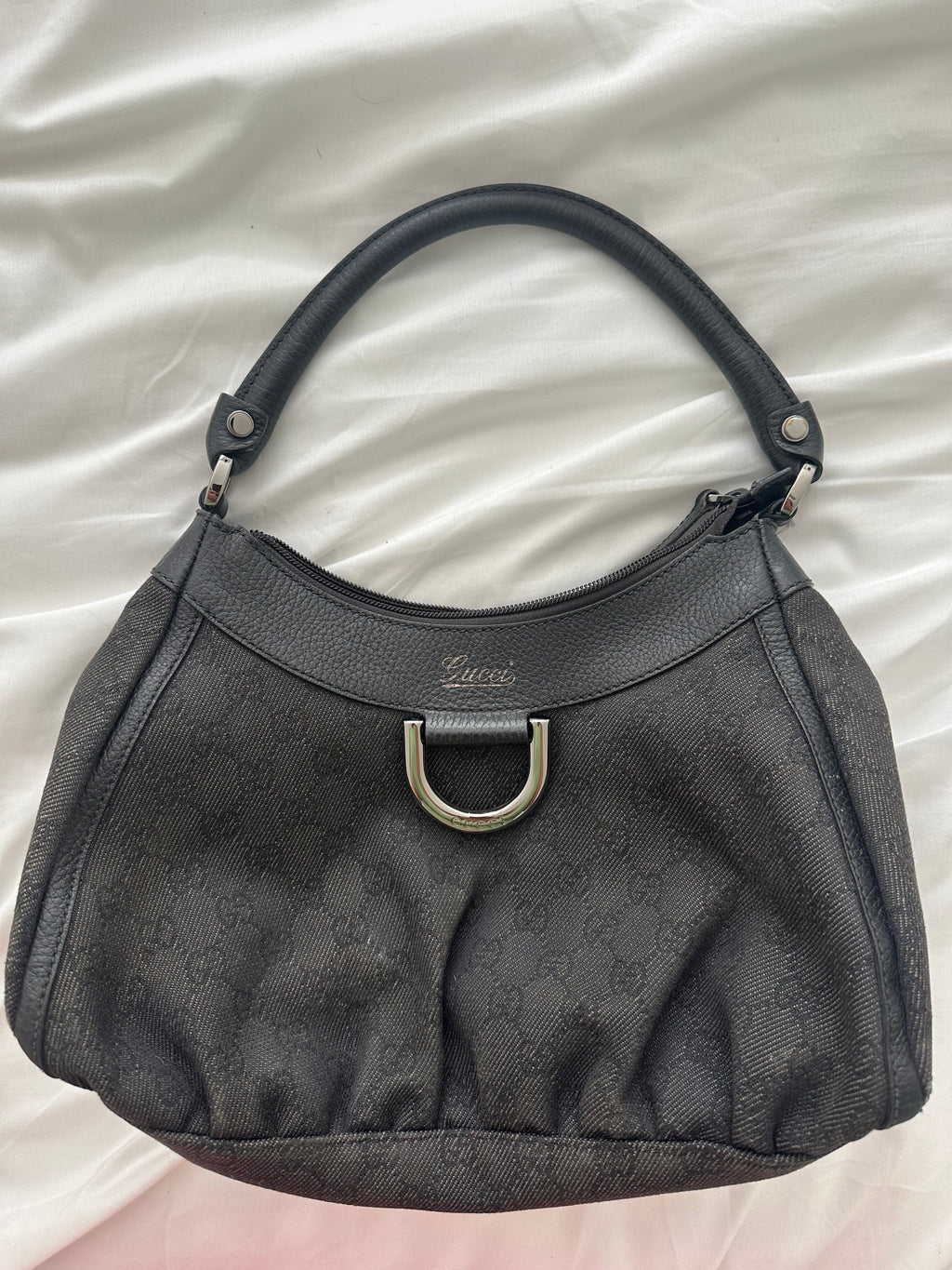 Gucci Abbey D ring black denim