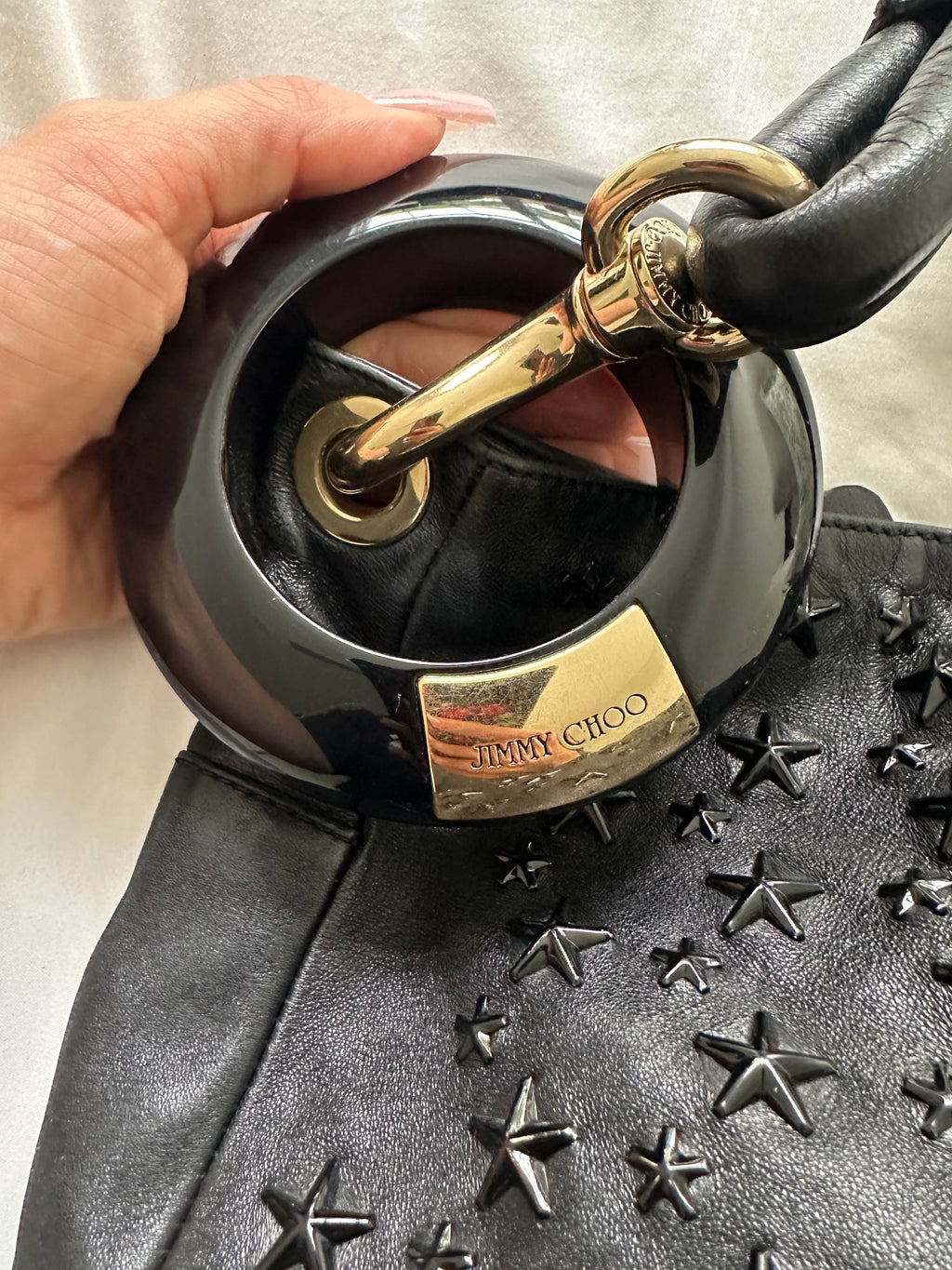 Jimmy Choo sky bag