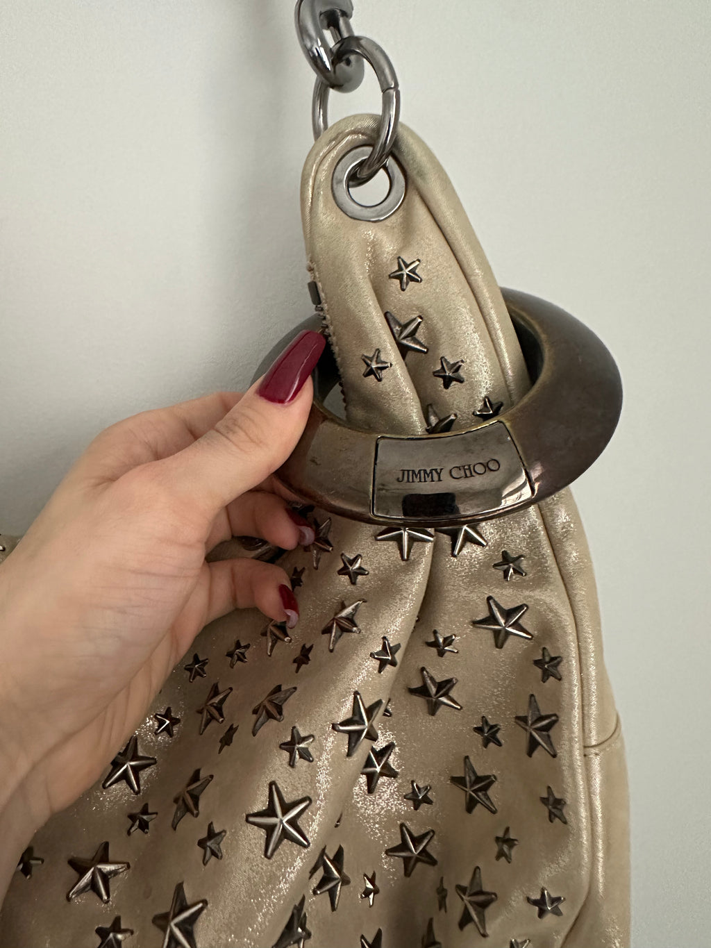 Jimmy Choo sky bag